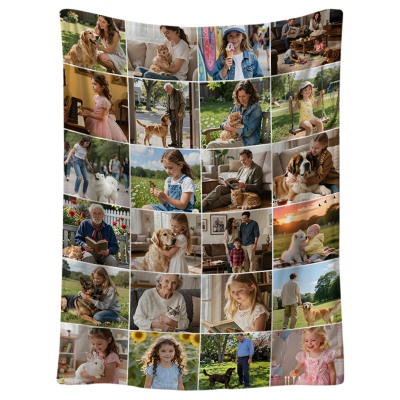 Custom Phone Case - ZXI Design Your Own Perfect Personalized Picture Blanket - 24 Pictures - PERSONALIZED CUSTOM BLANKET