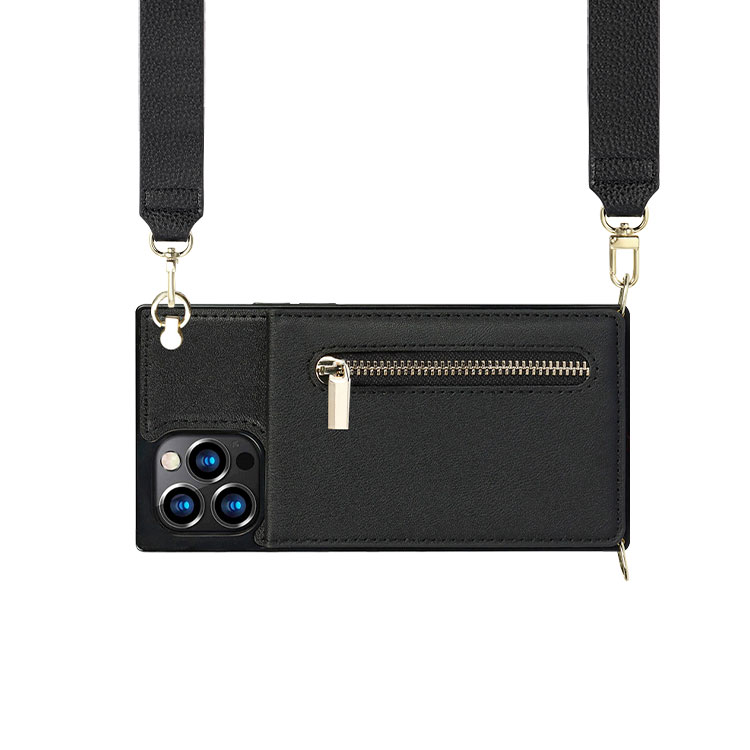 ZXI - iPhone 13 Pro Case - Crossbody Wallet Phone Case