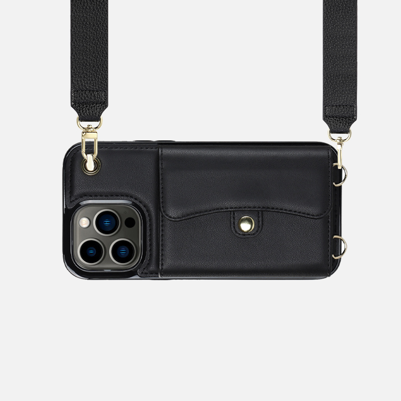 ZXI - iPhone 11 Pro Max Case - Crossbody Wallet Phone Case