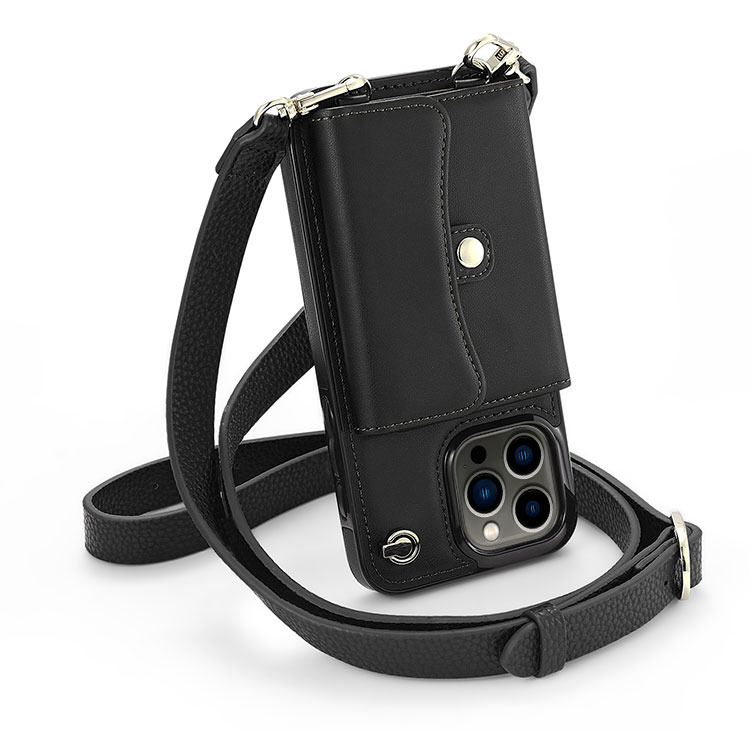 ZXI - iPhone X/XS Case - Crossbody Wallet Phone Case