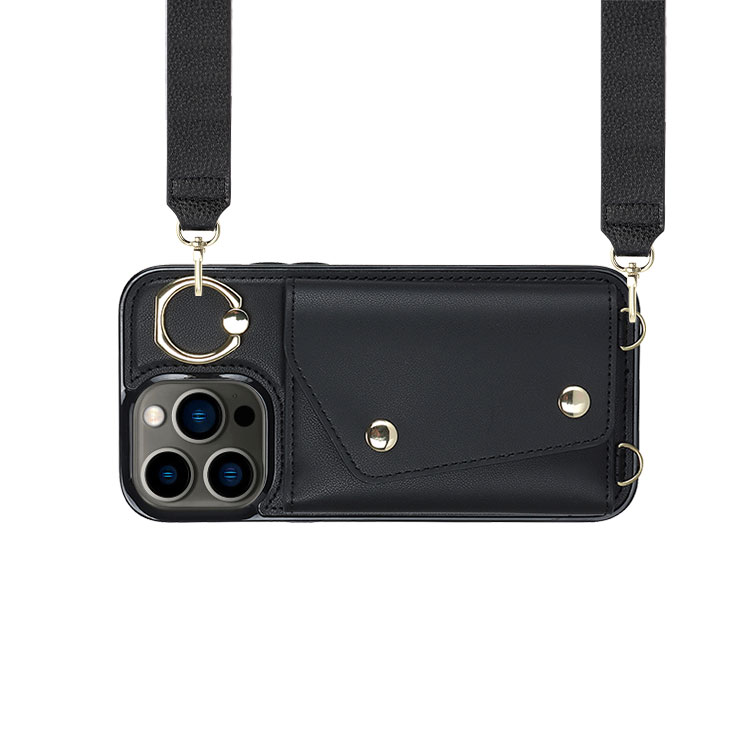 ZXI - iPhone 14 Pro Max Case - Crossbody Wallet Phone Case