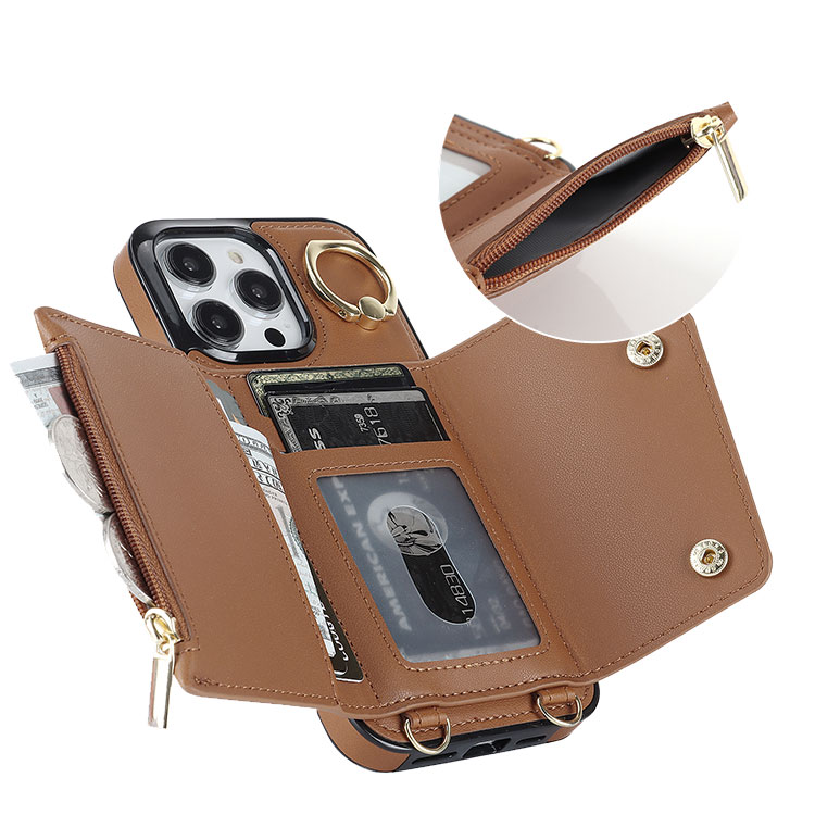 ZXI - iPhone 14 Pro Max Case - Crossbody Wallet Phone Case