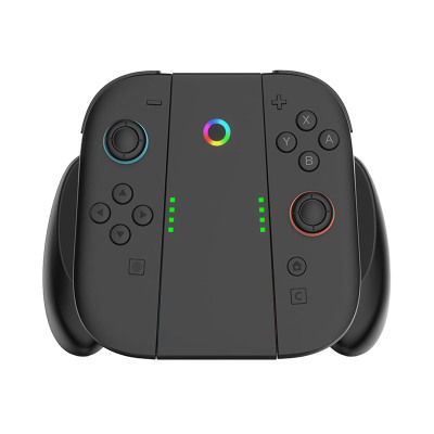 ZXI Charging Grip for Nintendo Switch2 Console JoyCons, Portable Controller Charger, Play While Charging, with Charger Cable & Indicator - CHARGING GRIP FOR SWITCH2 JOYCON
