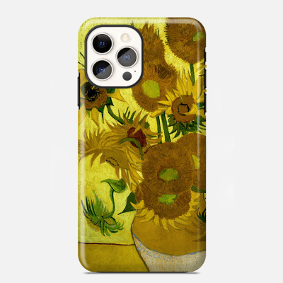 Design Phone Case - Van Gogh Art - Vase with Fifteen Sunflowers