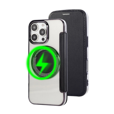 Google Pixel 8 Pro Case - Wallet Folio Flip Phone Case - ZXI Flip Wallet Phone Case, Support Magsafe, Clear Back Cover, Shockproof Protective - FLIP WALLET MAGSAFE CASE