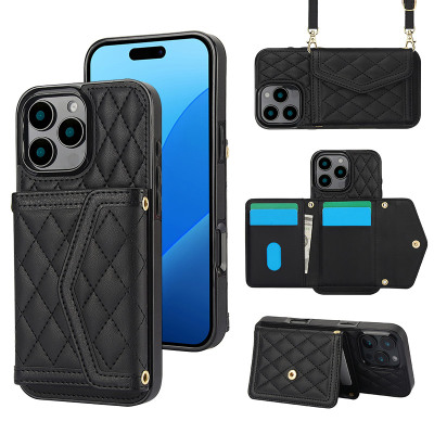 Samsung Galaxy A12 Case - Wallet Crossbody Phone Case - ZXI Crossbody Wallet Phone Case, Premium Leather, with Card Slots & Detachable Strap Lanyard, Shockproof Protective Cover - CROSSBODY LEATHER WALLET CASE