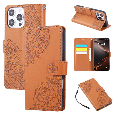 Samsung Galaxy S9 Plus Case - Wallet Folio Flip Phone Case - ZXI Flip Wallet Phone Case, Stylish Flowers Pattern Design, Magnetic Closure, with Card Slots & Wrist Strap - STYLISH FLOWER WALLET CASE