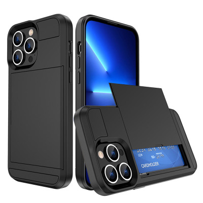 Samsung Galaxy S9 Plus Case - Heavy Duty Wallet Phone Case - ZXI Heavy Duty Wallet Phone Case, with Credit Card Holder, Sliding Slot, Dual Layer Shockproof Protective Cover - HEAVY DUTY WALLET CASE