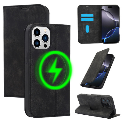 Wallet Folio Flip Phone Case - ZXI Flip Wallet Phone Case, Magnetic Closure, Support Magsafe, with Credit Card Slots - MAGSAFE FLIP WALLET CASE