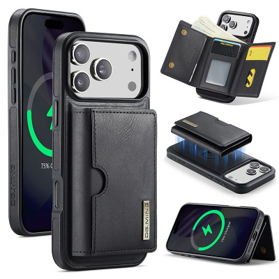 Wallet Detachable Phone Case - ZXI Detachable Magnetic Wallet Phone Case, Support Wireless Charging, with Card Slot Holder & RFID Blocking Protective - DETACHABLE LEATHER WALLET CASE