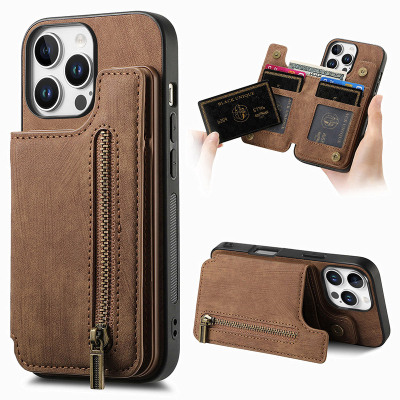 Samsung Galaxy Note10 Case - Wallet Phone Case - ZXI Leather Wallet Phone Case, Magnetic Snap, with RFID Blocking Card Slot Holder, Shockproof Protective Cover - LEATHER WALLET CASE