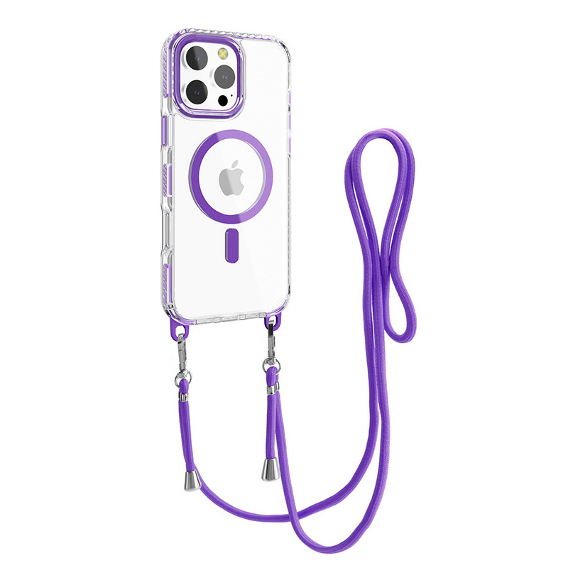 iPhone 14 Pro Case - Heavy Duty Crossbody Phone Case - ZXI Clear