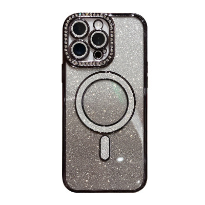Heavy Duty Glitter Phone Case - ZXI Magnetic Glitter Phone Case, Support Magsafe, Shockproof Protective Cover, with Camera Lens Protector - MAGSAFE GLITTER CASE