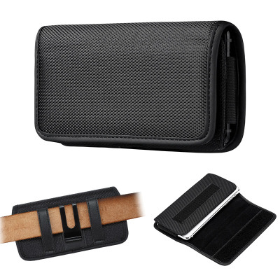 Google Pixel 4A Case - Wallet Phone Case - ZXI Classic Nylon Phone Purse, Velcro Closure, with Belt Clip - CLASSIC NYLON PURSE