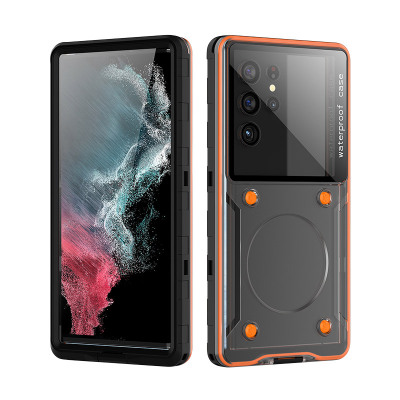 Waterproof Heavy Duty Full Body Protection Phone Case - ZXI IP68 Waterproof Phone Case, Underwater Snorkeling Case, Inflated Touchscreen for Diving for Phone Models 6.9 Inches & Below - IP68 UNIVERSAL WATERPROOF CASE