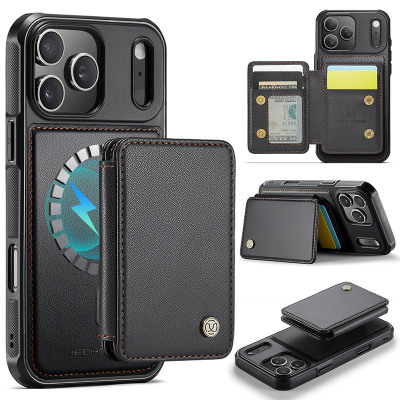Wallet Detachable Phone Case - ZXI Detachable Wallet Phone Case, Compatible with Magsafe, Premium Leather, with Magnetic Card Holder & RFID Blocking - DETACHABLE MAGSAFE WALLET CASE